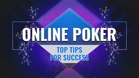 tips for online poker